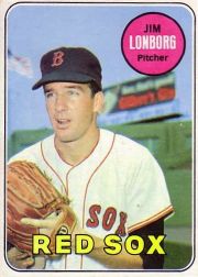 1969 Topps Baseball Cards      109     Jim Lonborg